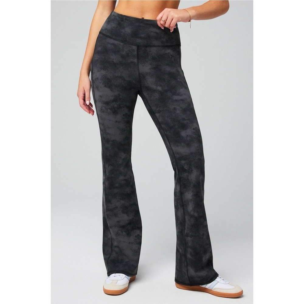 Fabletics Cold Weather‎ Pocketed High-Waisted Mini Flare Onyx Smudge M. NWT $105